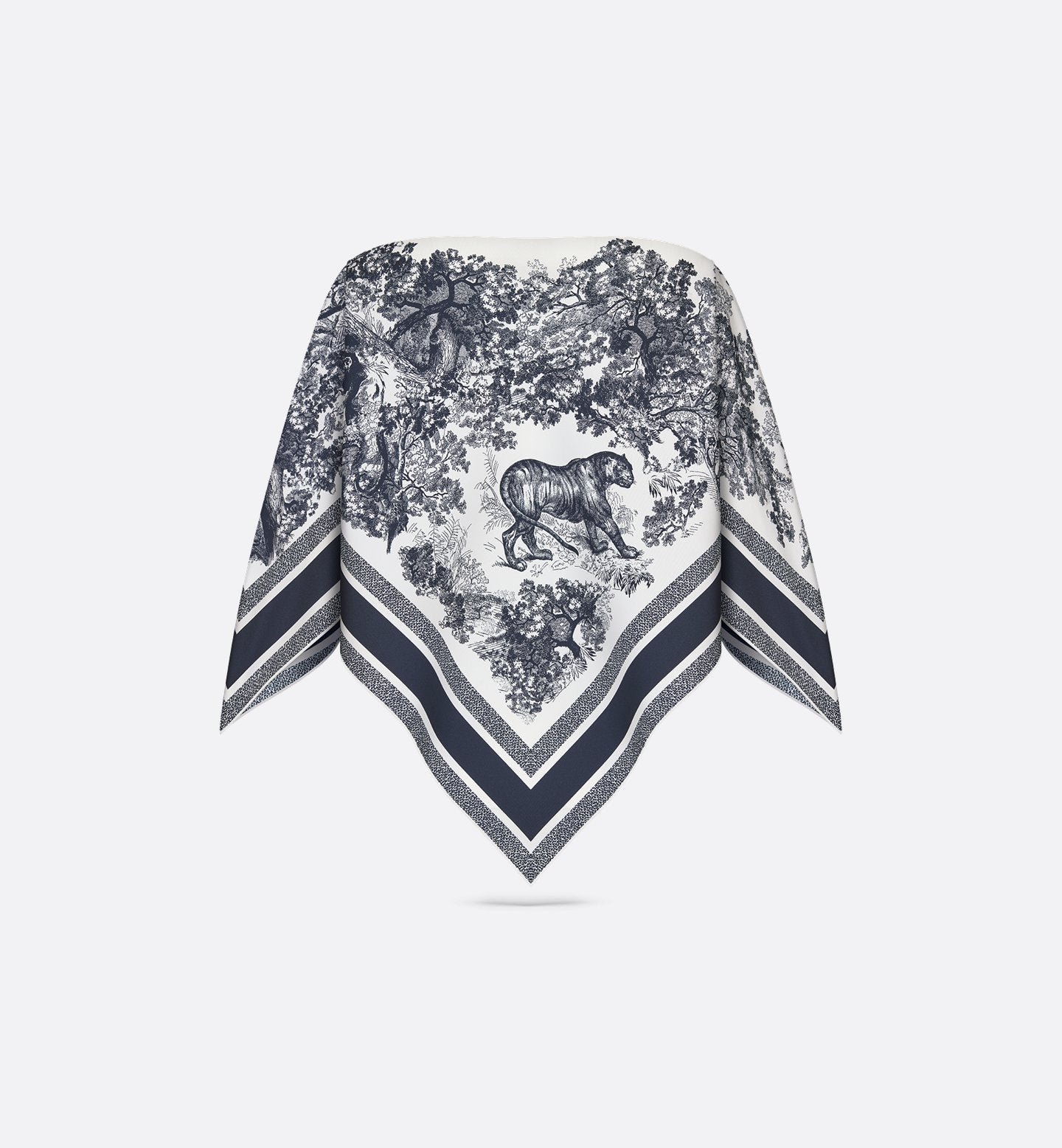 Toile de Jouy Sauvage Dioriviera – Elegant Scarf
