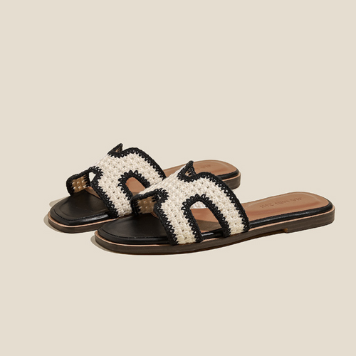 ÉLISE RAFFIA | ELEGANT SANDALS