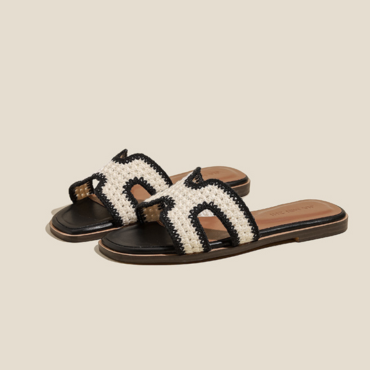 ÉLISE RAFFIA | ELEGANT SANDALS